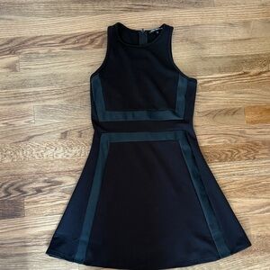 Cute Girls Black Dress with Fun Detailing